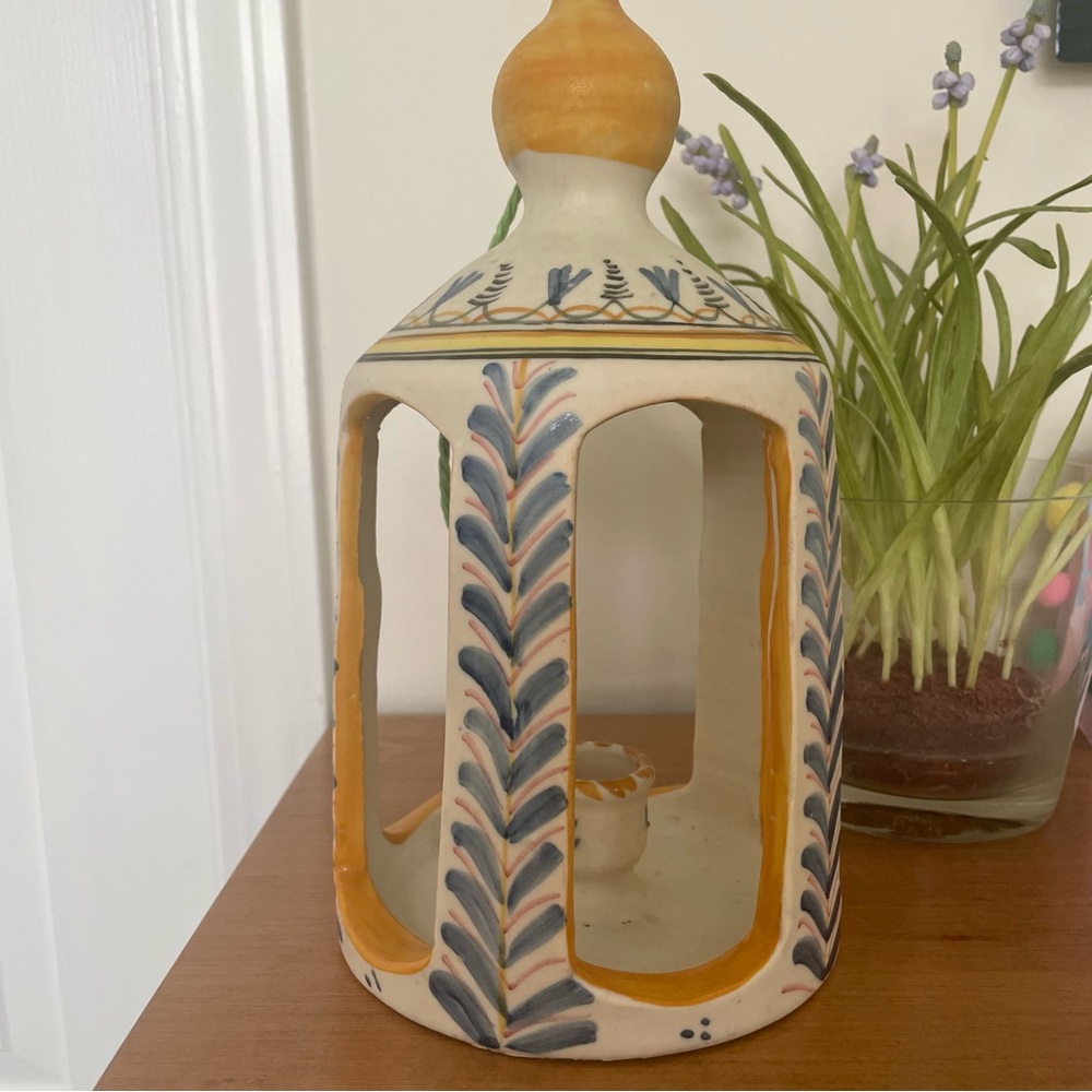 Vintage Large talavera candle holder - Picture 4 of 10